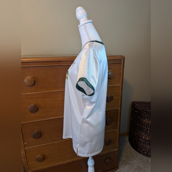 #12 RODGERS Green & White LADIES FIT Jersey Green Bay Packers NFL Team Apparel - Picture 5 of 13